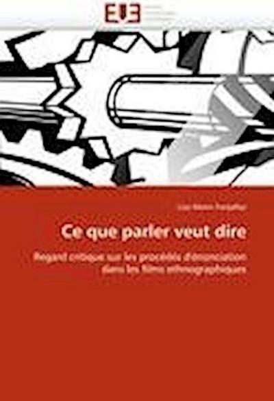 Ce Que Parler Veut Dire