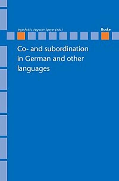 Co- and subordination in German and other languages