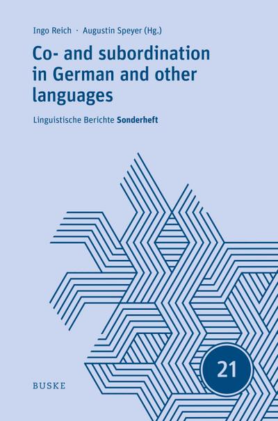 Co- and subordination in German and other languages