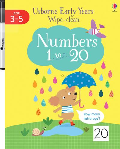 Early Years Wipe-Clean Numbers 1 to 20