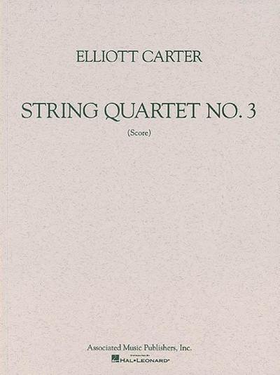 String Quartet No. 3 (1971): Study Score