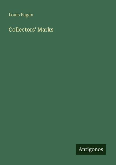 Collectors’ Marks