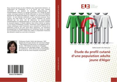 Étude du profil cutané d’une population adulte jeune d’Alger