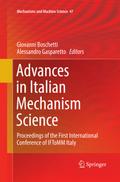 Advances in Italian Mechanism Science