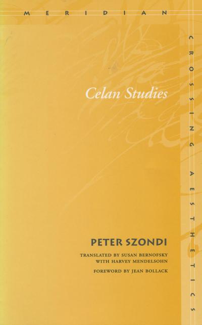 Celan Studies