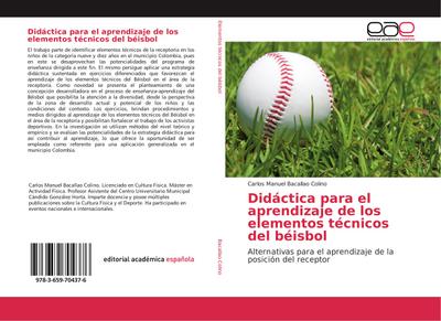 Didáctica para el aprendizaje de los elementos técnicos del béisbol
