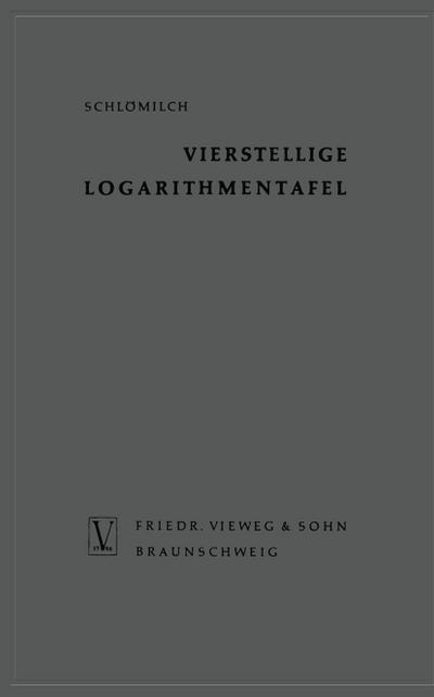 Vierstellige Logarithmentafel
