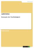Konzepte der Nachhaltigkeit