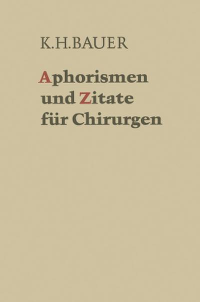 Aphorismen und Zitate für Chirurgen