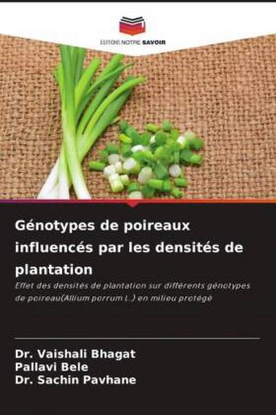 Génotypes de poireaux influencés par les densités de plantation