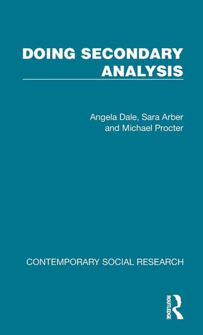 Doing Secondary Analysis