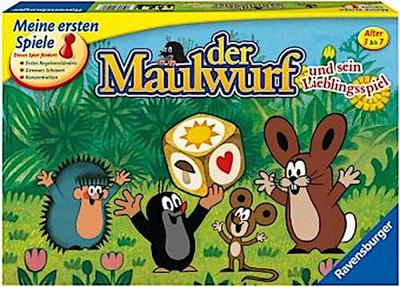 Ravensburger 21570 - Der Maulwurf und sein Lieblingsspiel - Spieleklassiker für Kinder, Spiel für Erwachsene und Kinder ab 3 Jahren, für 2-4 Spieler