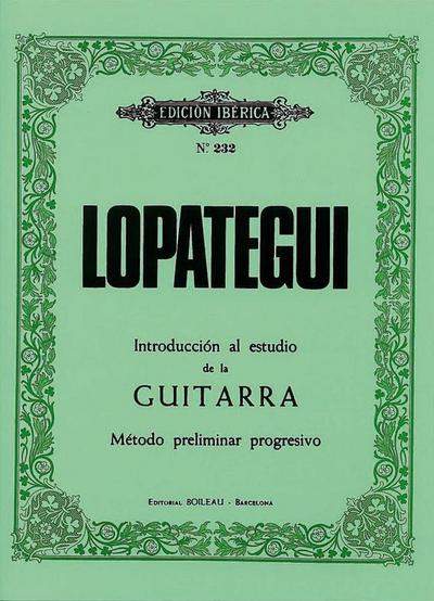 Introducción al estudio de la guitarra