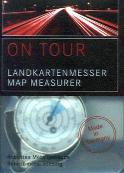 On Tour, Landkartenmesser. On Tour, Map Measurer