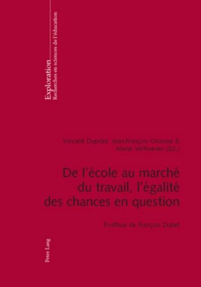 De l’école au marché du travail, l’égalité des chances en question