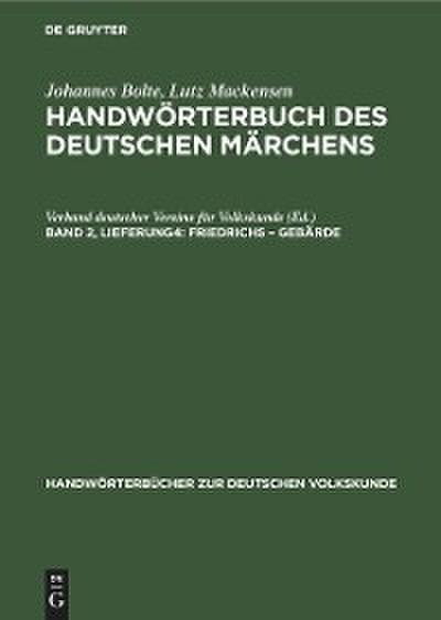 Friedrichs - Gebärde