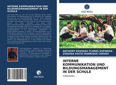 INTERNE KOMMUNIKATION UND BILDUNGSMANAGEMENT IN DER SCHULE