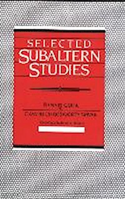 Guha, R: Selected Subaltern Studies
