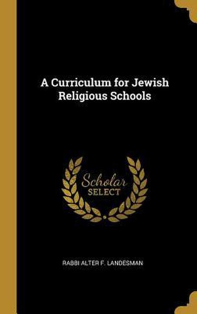 A Curriculum for Jewish Religious Schools