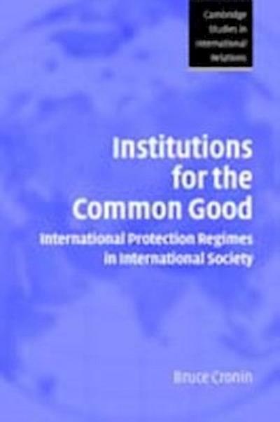 Institutions for the Common Good