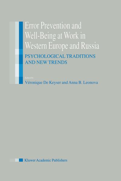 Error Prevention and Well-Being at Work in Western Europe and Russia