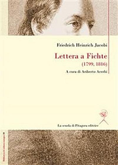 Lettera a Fichte (1799, 1816)