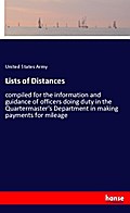 Lists of Distances