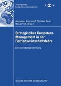 Strategisches Kompetenz-Management in der Betriebswirtschaftslehre