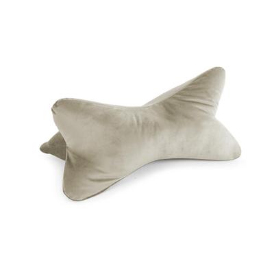 Bookiepad Leseknochen Cozy Samt - beige