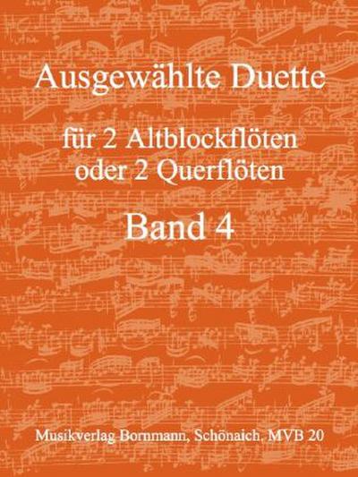 Ausgewählte Duette, Band 4
