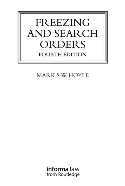 Freezing and Search Orders