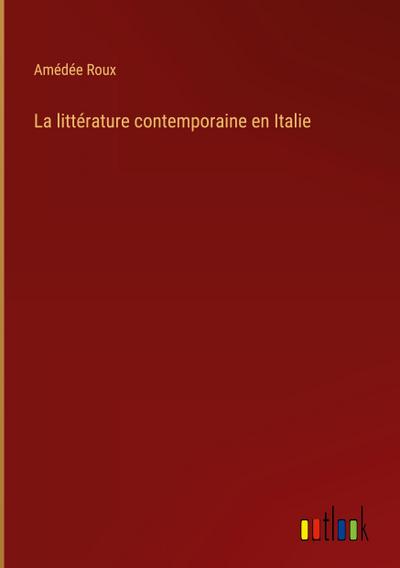 La littérature contemporaine en Italie