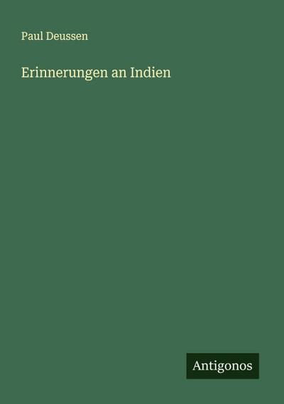 Erinnerungen an Indien