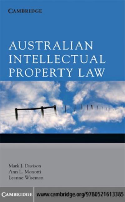 Australian Intellectual Property Law