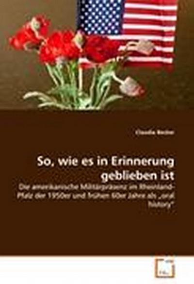 So, wie es in Erinnerung geblieben ist