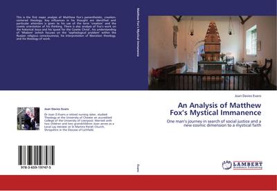 An Analysis of Matthew Fox’s Mystical Immanence