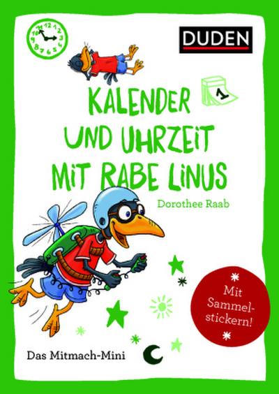 Duden Minis (Band 17)  - Kalender und Uhrzeit mit Rabe Linus / VE mit 3 Exemplaren