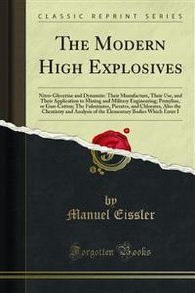 The Modern High Explosives (eBook, PDF) - Manuel Eissler