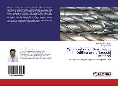 Optimization  of  Burr Height In Drilling using Taguchi Method