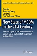 New State of MCDM in the 21st Century