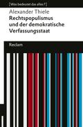 Rechtspopulismus und der demokratische Verfassungsstaat