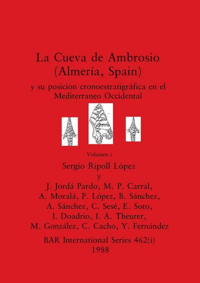 La Cueva de Ambrosio (Almería, Spain), Volumen i