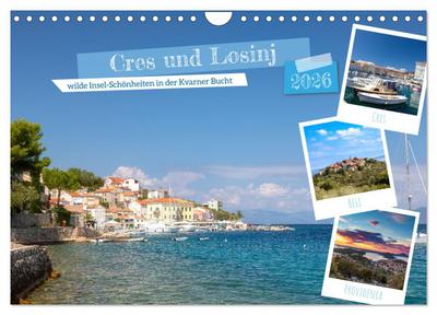 Cres und Losinj, wilde Insel-Schönheiten in der Kvarner Bucht (Wandkalender 2026 DIN A4 quer), CALVENDO Monatskalender