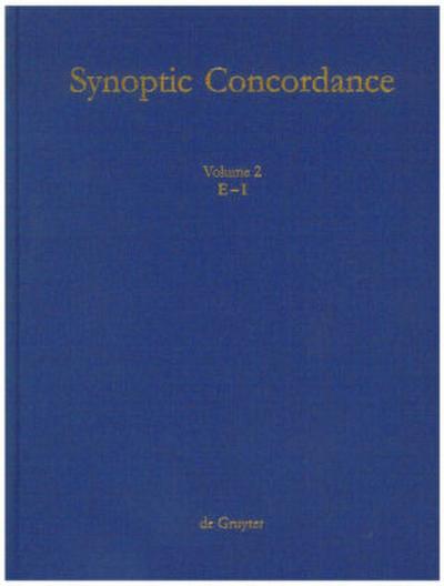 Paul Hoffmann; Thomas Hieke; Ulrich Bauer: Synoptic Concordance E[psilon] - I[ota]