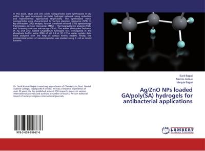 Ag/ZnO NPs loaded GA/poly(SA) hydrogels for antibacterial applications