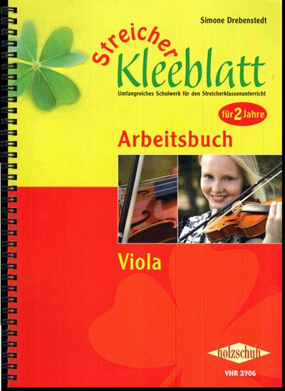Streicher Kleeblatt: Lehrwerk zum Klassenmusizieren für Streichinstrumente, Arbeitsband Viola