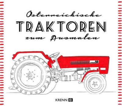 Österreichische Traktoren zum Ausmalen