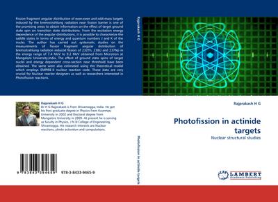 Photofission in actinide targets - Rajprakash H G