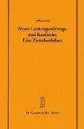 Neues Leistungsstörungs- und Kaufrecht