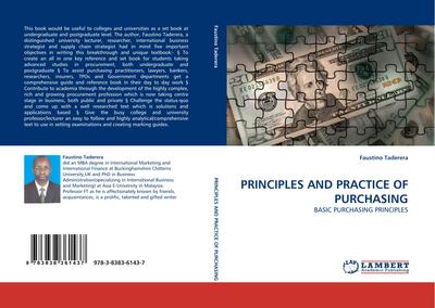 PRINCIPLES AND PRACTICE OF PURCHASING